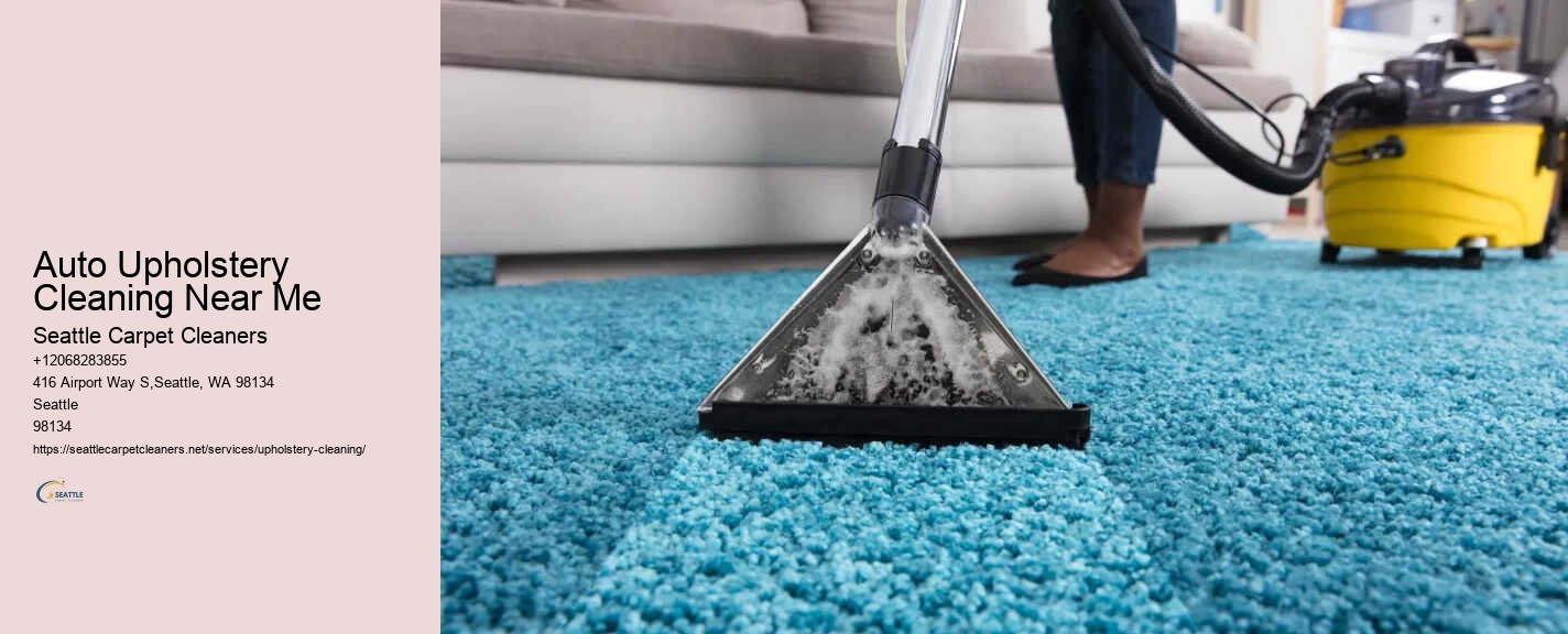 Auto Upholstery Cleaning Near Me